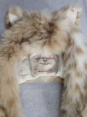 *Like New* Kids Snow Leopard SpiritHoods Faux Fur